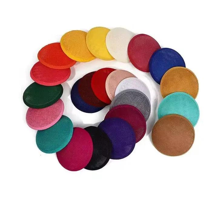 13CM Bases de fascinateur Chapeau bricolage accessoires de cheveux casquette de chapellerie de mariage femmes fête
