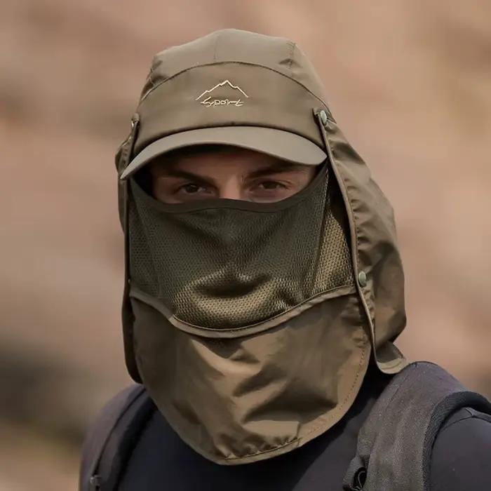 Chapeau de pêche imperméable protection solaire chapeau Boonie pour pêche randonnée jardin safari plage multicolore polyvalent pour homme femme