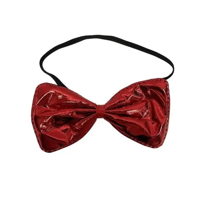 PACK 39BD 3 bandeaux cornes rouges diable avec des arcs des queues pour fête d'Halloween