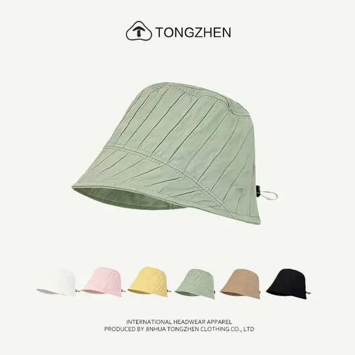 Chapeaux seau à bords courts de styliste de Niche japonaise pour femmes et hommes