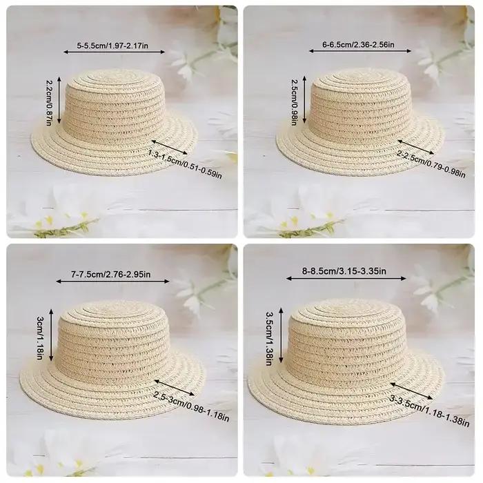 Chapeau de paille tissé