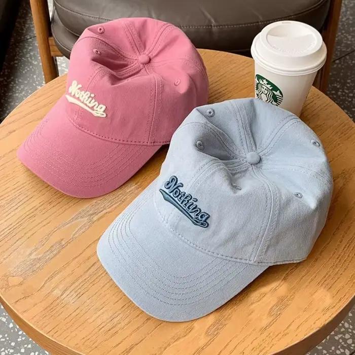Chapeau de Baseball avec lettres brodées pour femmes et hommes