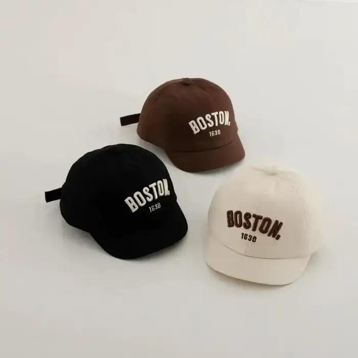Casquettes pour enfants 44-50cm 6 mois-3 ans Printemps-Été Nouvelle collection Visière souple Casquette de papa pour
