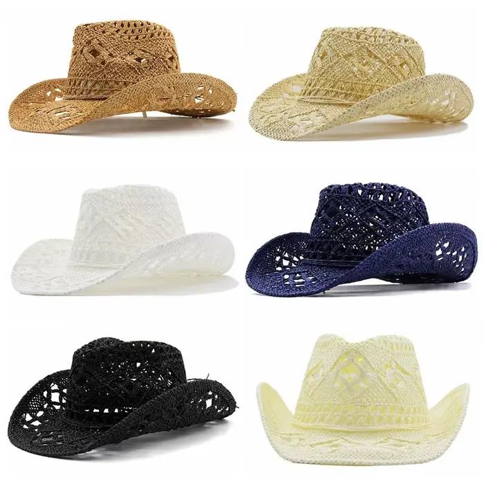 Chapeau de paille vintage à large bord