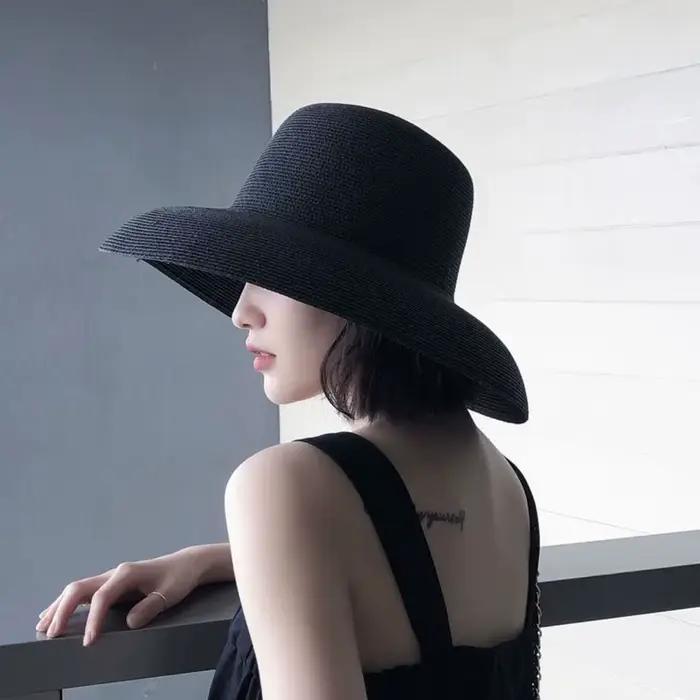 Chapeau de paille bohème confortable à porter