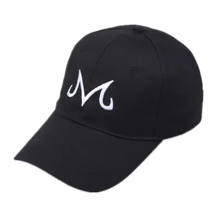Hip Hop lettre M Logo chapeaux Majin Buu mode casquette de Baseball Anime Cosplay végéta parasol brodé réglable chapeau en plein air