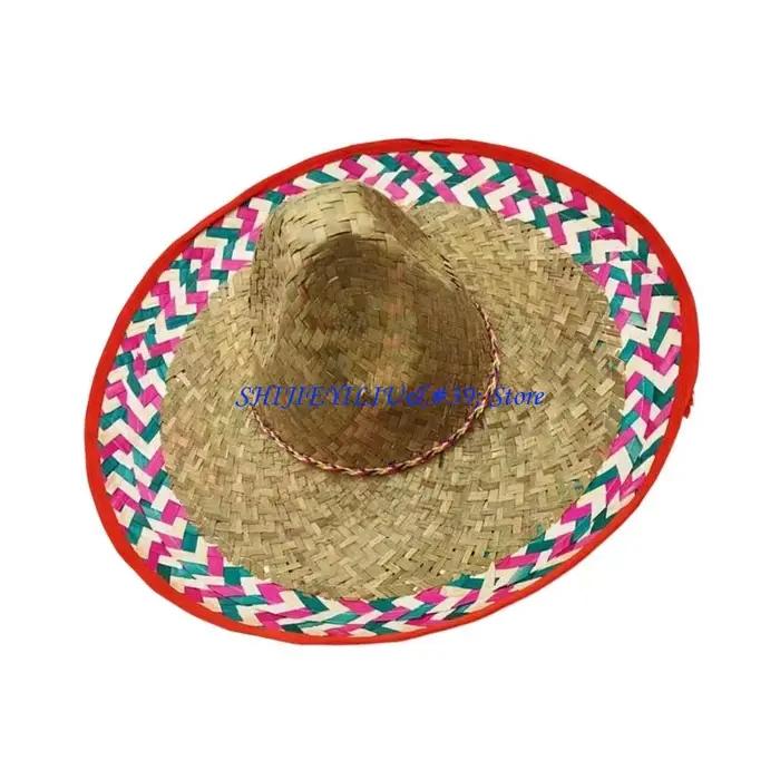 E21F – chapeau soleil tissé élégant
