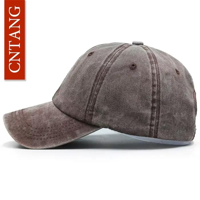 CNSizes-Casquette de baseball unisexe en coton solide