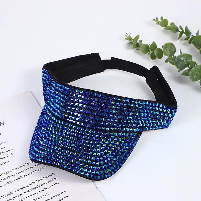 Visière diamant haute protection solaire pour hommes et femmes, polyvalente et élégante pour les occasions spéciales et le quotidien
