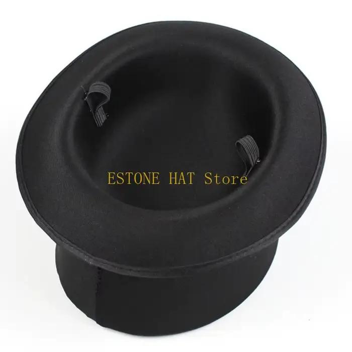 Chapeau Fedoras classique à bord plat