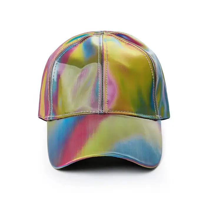 Chapeau Marty McFly sous licence arc-en-ciel changeant pour cosplay accessoires Retour vers le Futur casquette de baseball adulte ajustable pour hommes et femmes occasions spéciales et conventions