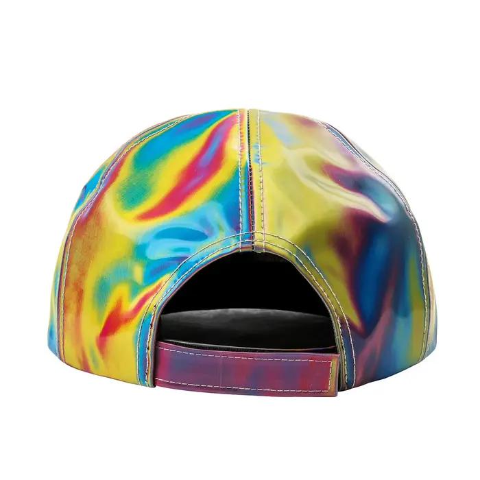 Chapeau Marty McFly sous licence arc-en-ciel changeant pour cosplay accessoires Retour vers le Futur casquette de baseball adulte ajustable pour hommes et femmes occasions spéciales et conventions