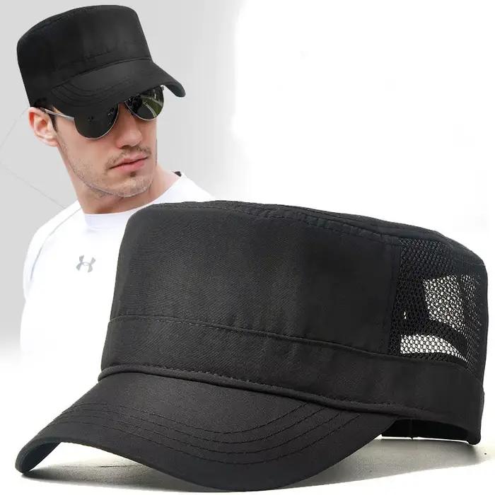 Casquettes à dessus plat en maille de grande taille pour adultes
