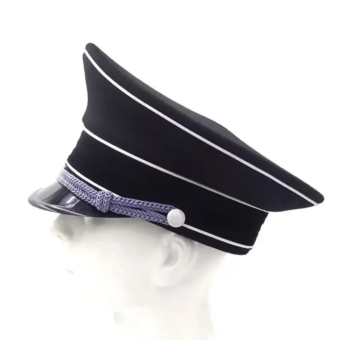 Chapeau en laine vintage pour officier d'élite