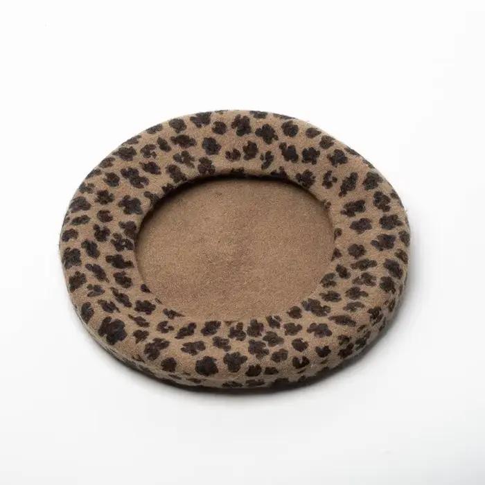 Béret à imprimé chimleopard pour femme, parfait avec n'importe quelle tenue