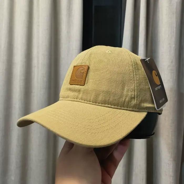 Casquette Carhart Workwear vintage délavée casquette de baseball souple visière incurvée design unisexe style décontracté streetwear casquette de papa occasions spéciales