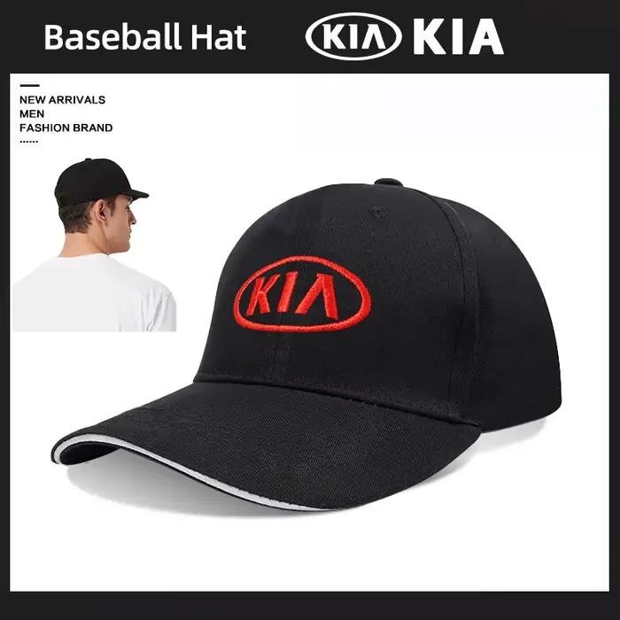 Chapeau de Baseball Brodé pour Hommes et Femmes KIA Modèle Réglable pour Stades et Loisirs Occasions Spéciales et Tenues Casual