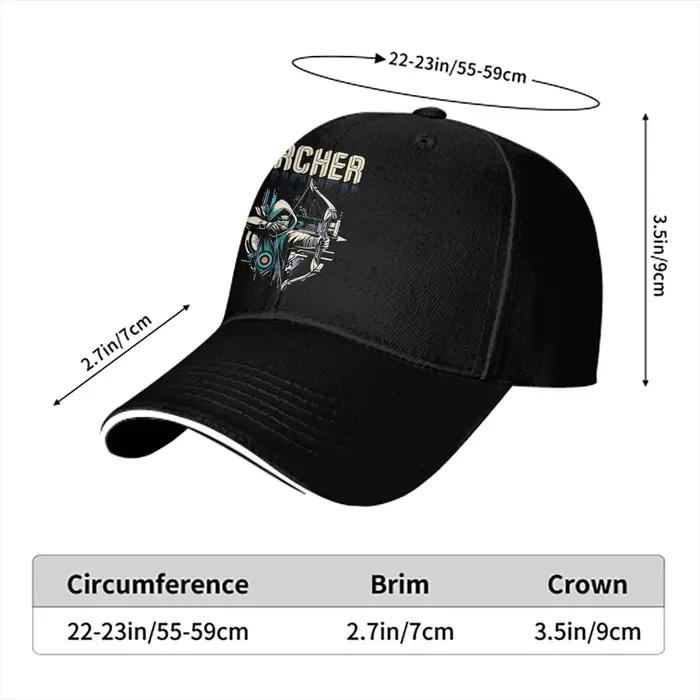 Casquette de Baseball Urbaine pour Tir à l'arc Protégée Solaire Polyvalente Hommes Femmes Occasions Extérieures Blanc Bleu Royal Bleu Marine Kaki Rouge Noir