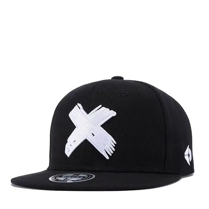Chapeau Hip-hop yuliacc Lettres X Brodées Casquette Polyvalente pour Hommes Occasions Décontractées Printemps-Automne