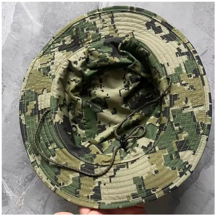 Casquette de Camouflage respirante à bord rond de style mexicain en coton et Nylon