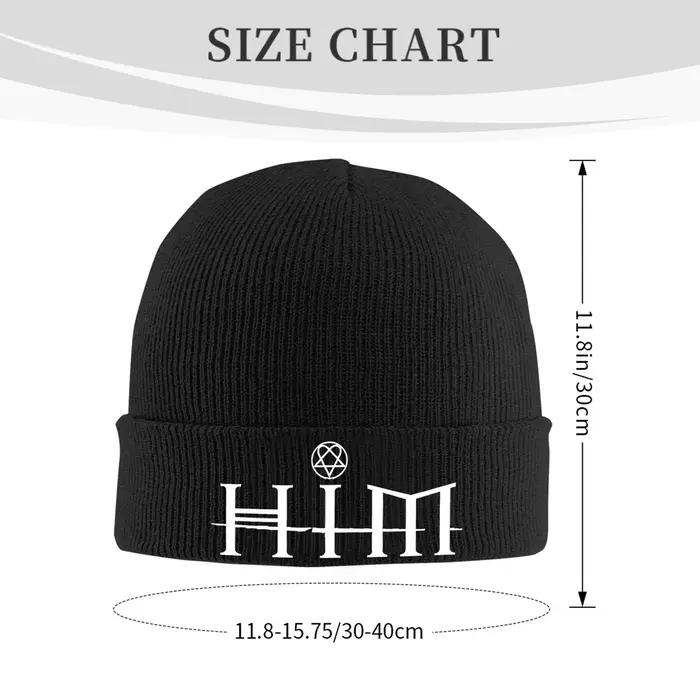 HIM rock band bonnet tricoté bonnets chapeau d'hiver chaud acrylique hip-hop casquettes hommes femmes cadeaux
