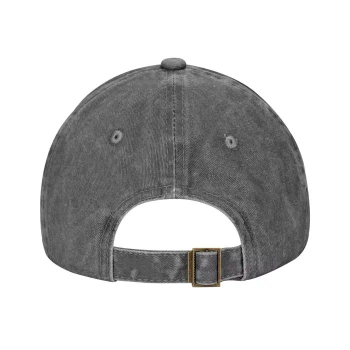 Casquette en denim lituanienne avec armoiries unisexe pour homme et femme pour extérieur tout au long de l'année polyvalente et confortable