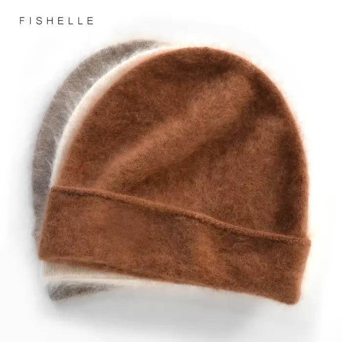Chapeau en laine brossée pour femmes et hommes