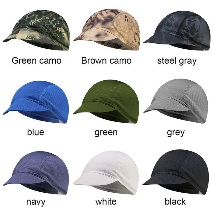 Casquette de cyclisme avec visière pour hommes et femmes