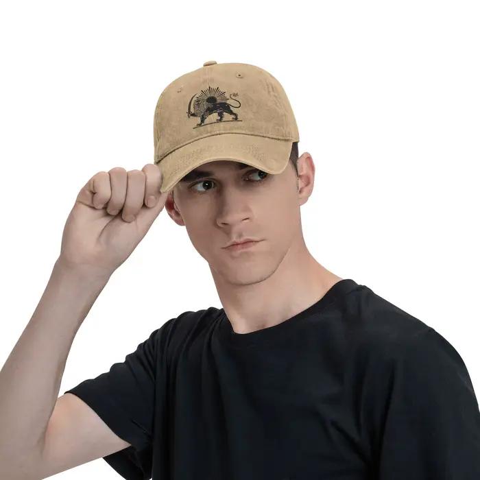 Iran Original drapeau symbole soleil casquette de Baseball décontracté unisexe hommes lavé camionneur chapeau livraison