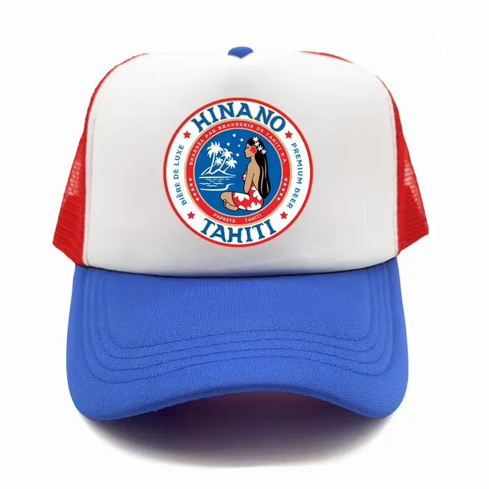 Hinano Tahiti bière camionneur casquette Cool hommes drôle chapeau casquettes de Baseball été unisexe maille Net