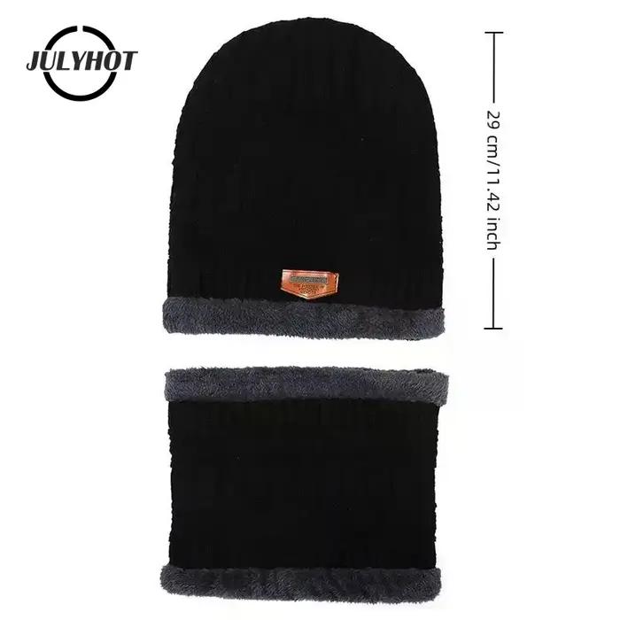 1 ensemble hiver chaud chapeau écharpe