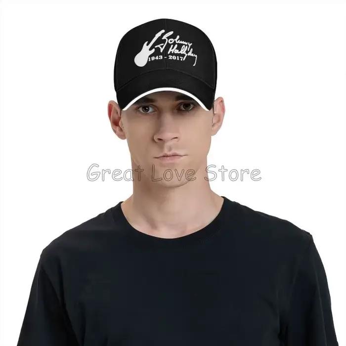 Casquette de Baseball imprimée Johnny Hallyday