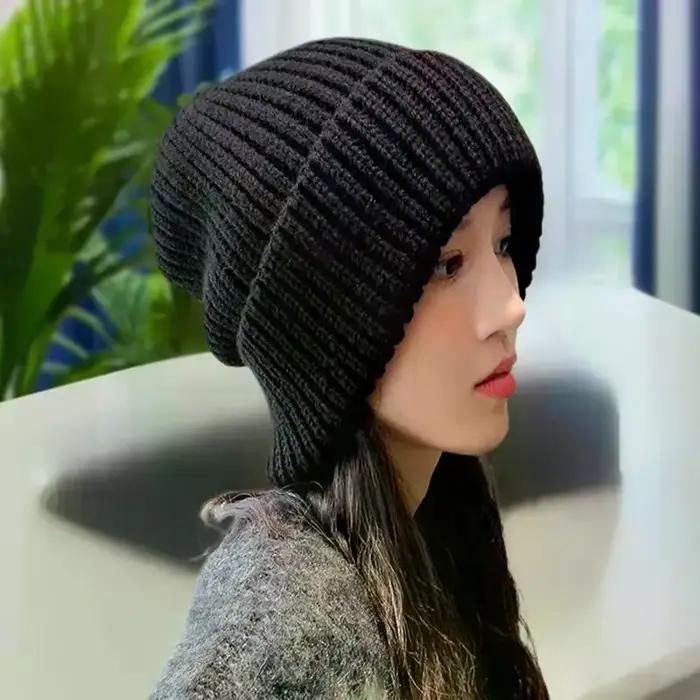 Mode hiver chaud chapeaux pour femmes décontracté empilage tricoté Bonnet casquettes hommes