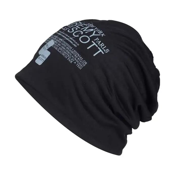 Chapeau pull avec lettres Hip Hop européennes et américaines