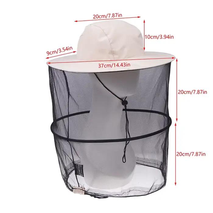 Chapeau anti-moustiques avec filet GNE pour hommes et femmes