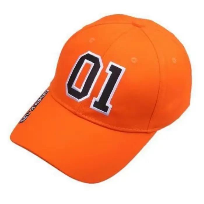 Casquette de Baseball brodée Orange General Lee 01, Good OL' Boy Dukes