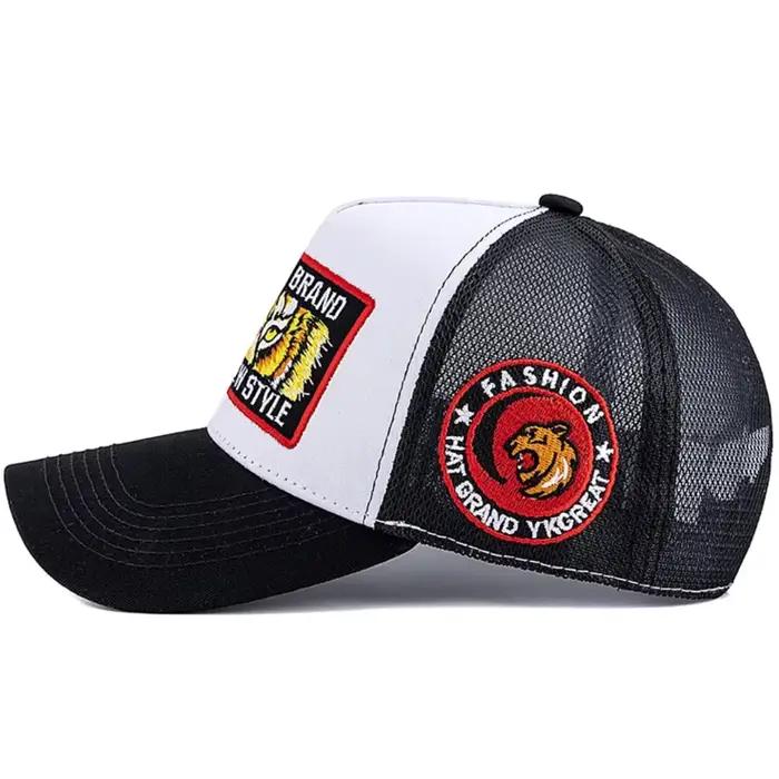Nouvelle casquette de baseball unisexe brodée œil de tigre