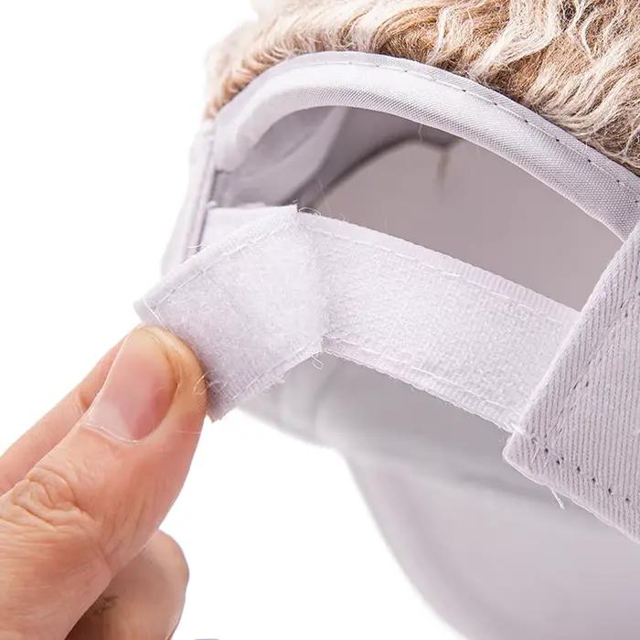 Casquette de baseball HELTFARM avec perruque toupet protection solaire homme femme style décontracté été ocassions multiples amusantes