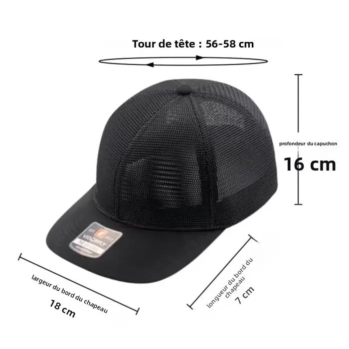 Nouvelles casquettes ajustées en maille pour hommes