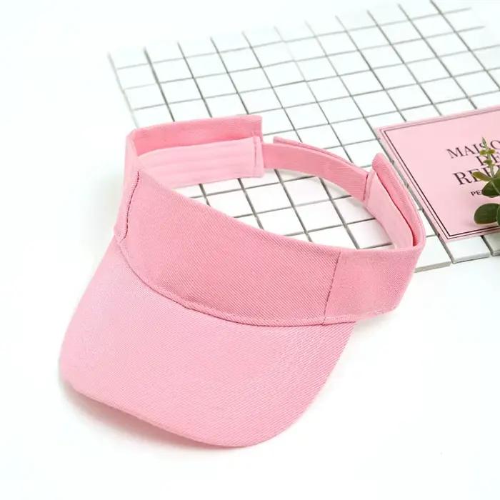 Casquette à visière de Tennis solide vide haut coton casquettes pour hommes visières pour femmes chapeaux de Baseball Sports de plein air Gorro Con Visera livraison directe