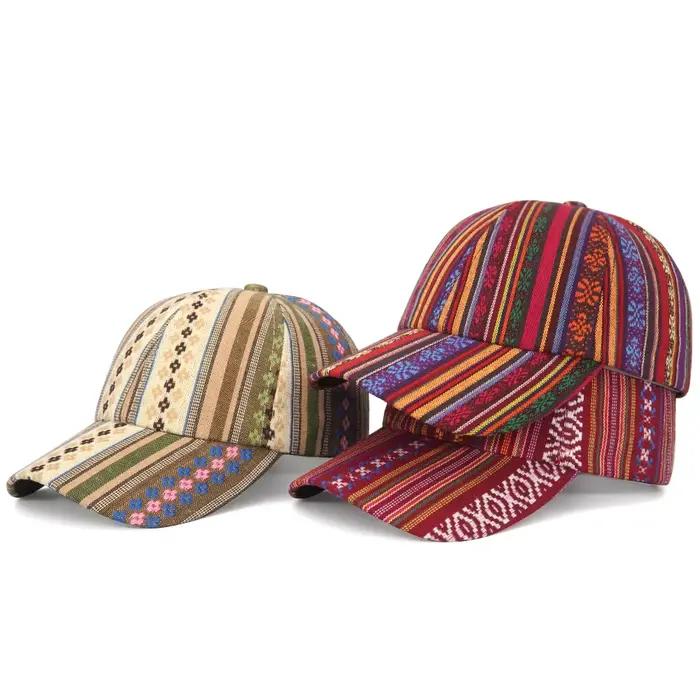 Casquettes de baseball bohème pour hommes et femmes