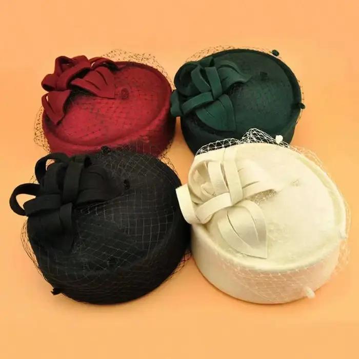 Chapeau haut de forme de style britannique pour femme