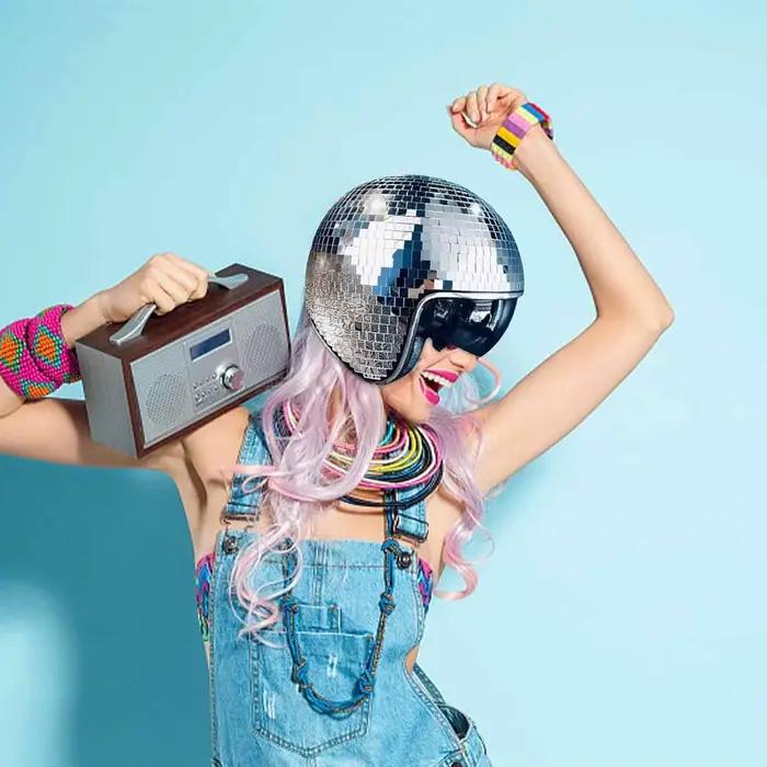 Casque de boule Disco classique