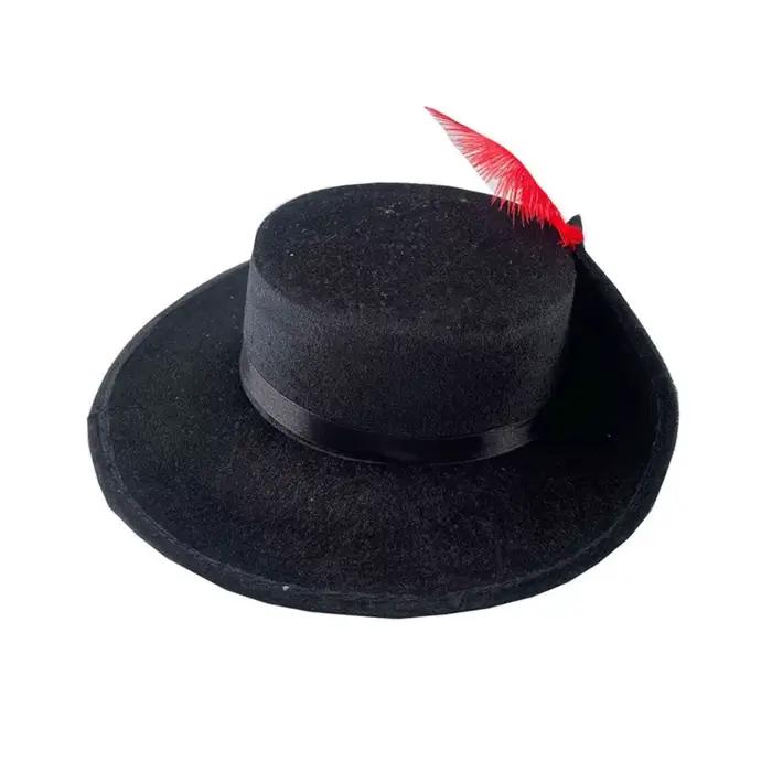 Chapeau Fedora Vintage Grand Bord Roulé Décontracté Pour Hommes Femmes Fêtes Soirées Déguisées Cosplay Occasions Spéciales