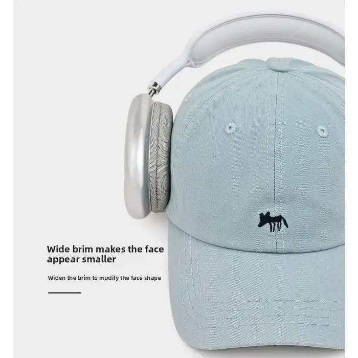 Casquette de baseball brodée Little Fox de Muji pour femme