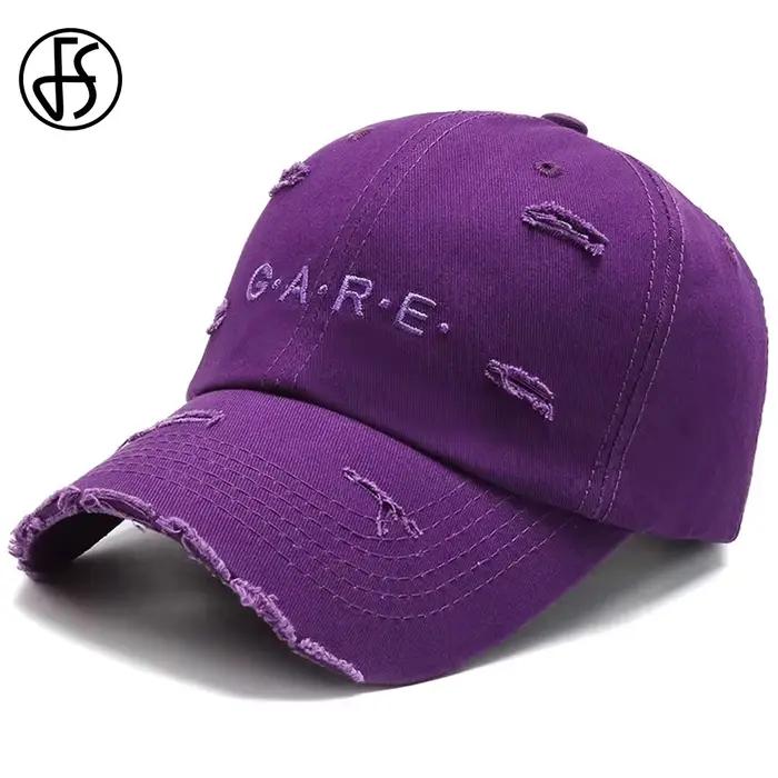 Casquette de baseball FS violet rose pour hommes