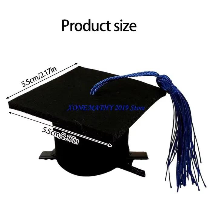 couvre-chef remise diplôme en feutres élégants bâtons à cheveux style fashion adapté aux étudiants et enfants occasions spéciales et soirées thématiques