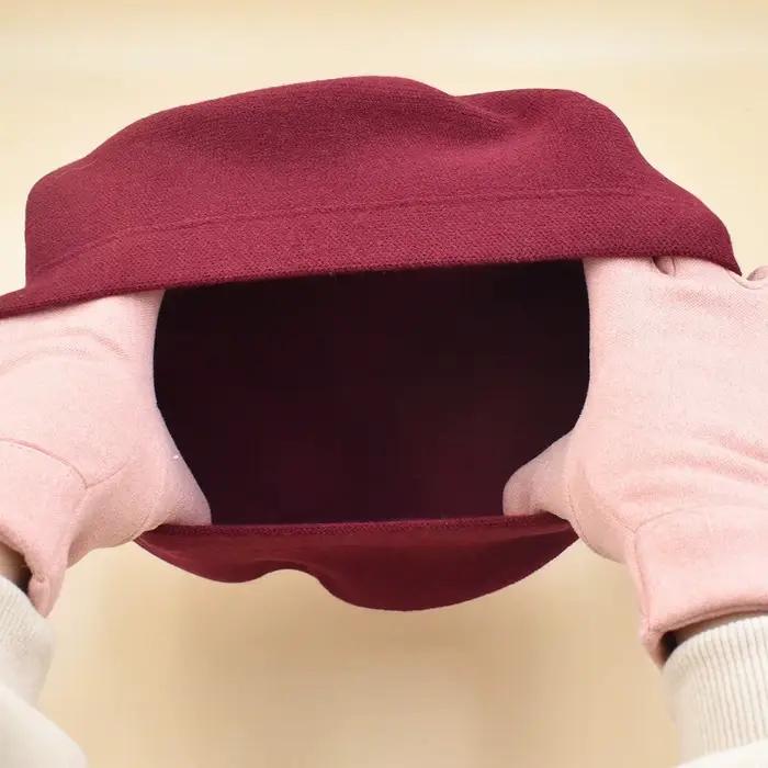 Nouvelle mode béret pour femmes dame tricoté automne hiver chaud rouge blanc noir marron bleu marine femme strass laine chapeau casquette