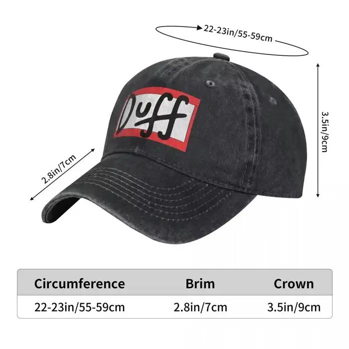 DUFF les s-simpsons dessin animé lavé casquette de Baseball Style de rue Hip Hop chapeaux printemps hommes femmes en