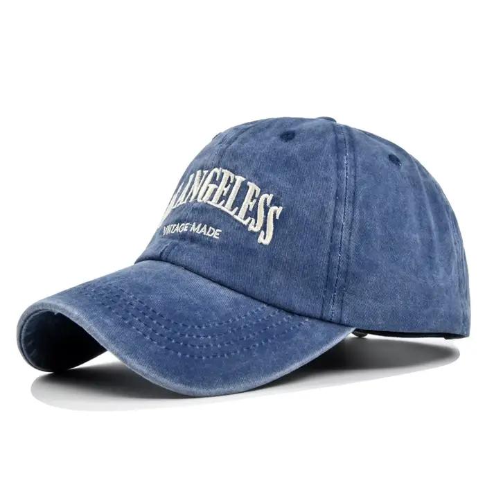 Casquette de baseball unisexe lettre brodée protection solaire coton sport décontracté pour homme femme occasions spéciales